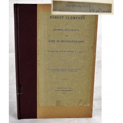 Robert Clements of Haverhill, Massachusetts and Some of his Descendants (Signed)